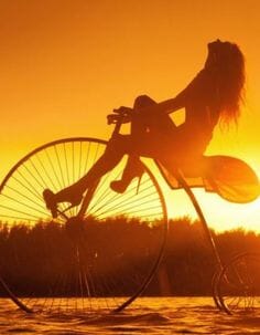 Riding Bike Self Love Beauty