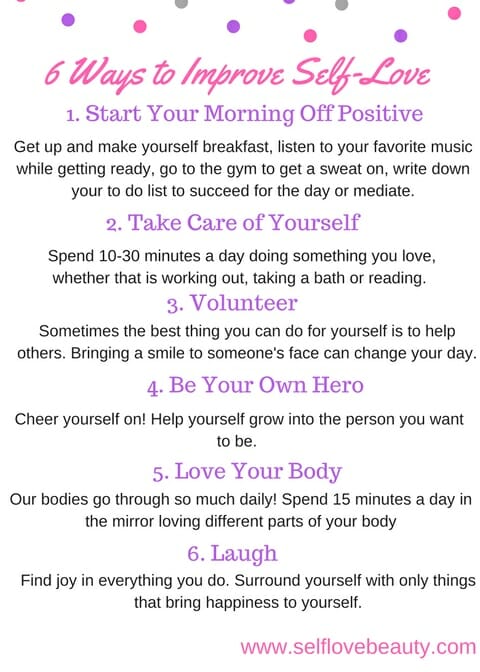 ways to improve self